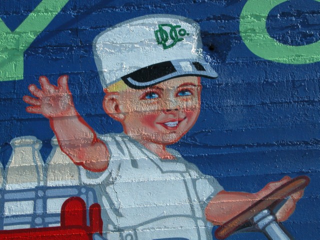 Detail of Severn Dairy mural. (Click to enlarge.)