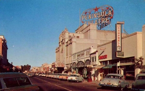 Burlingame Avenue in the 1950s