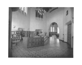 Burl. Library foyer 8x10